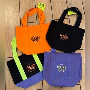 🎃 Trader Joe’s Halloween Mini Tote Bag ✨🕸️ Set of 4!